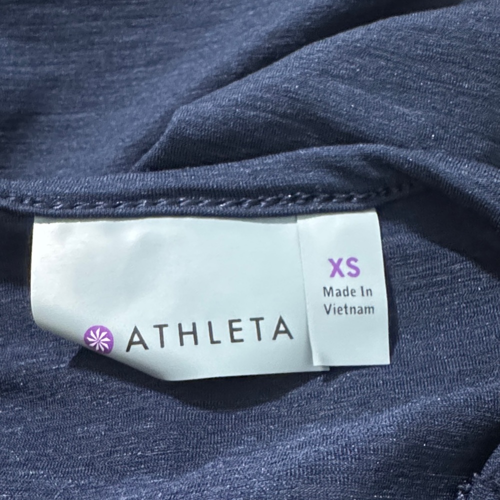Athleta Navy Racerback Tank Top - Picture 3 of 3